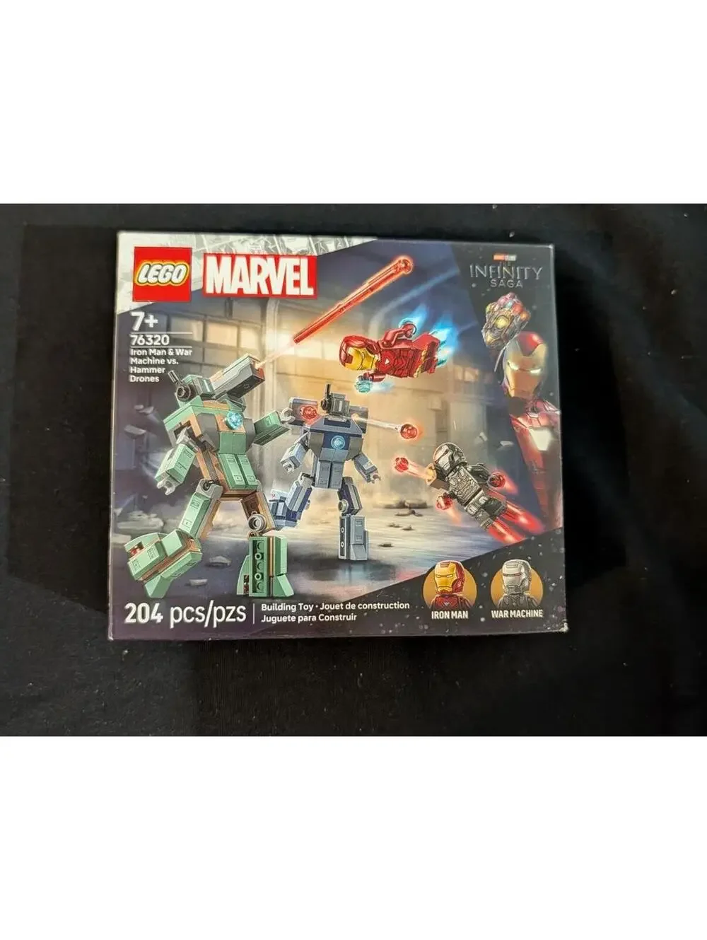 LEGO Marvel 76320 Iron Man & War Machine vs. Hammer Drones Building Set - Picture 1 of 2